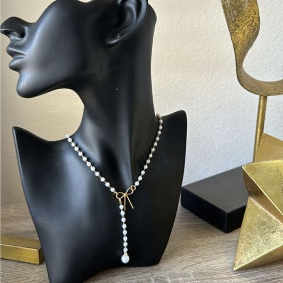 Bohemian pearl necklace A857 - Picture 2 of 3